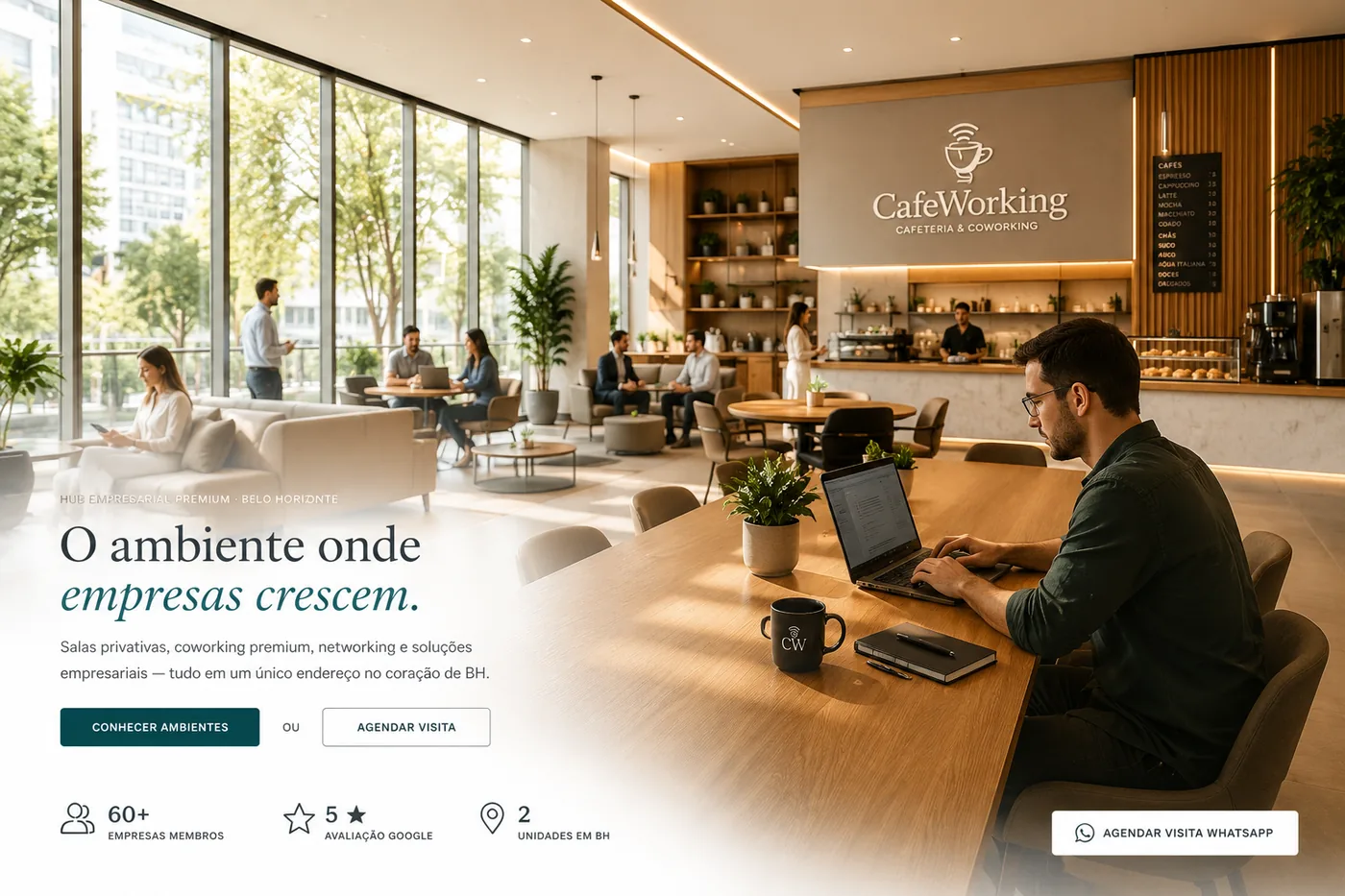 Coworking premium no Luxemburgo para empresas e profissionais em crescimento.