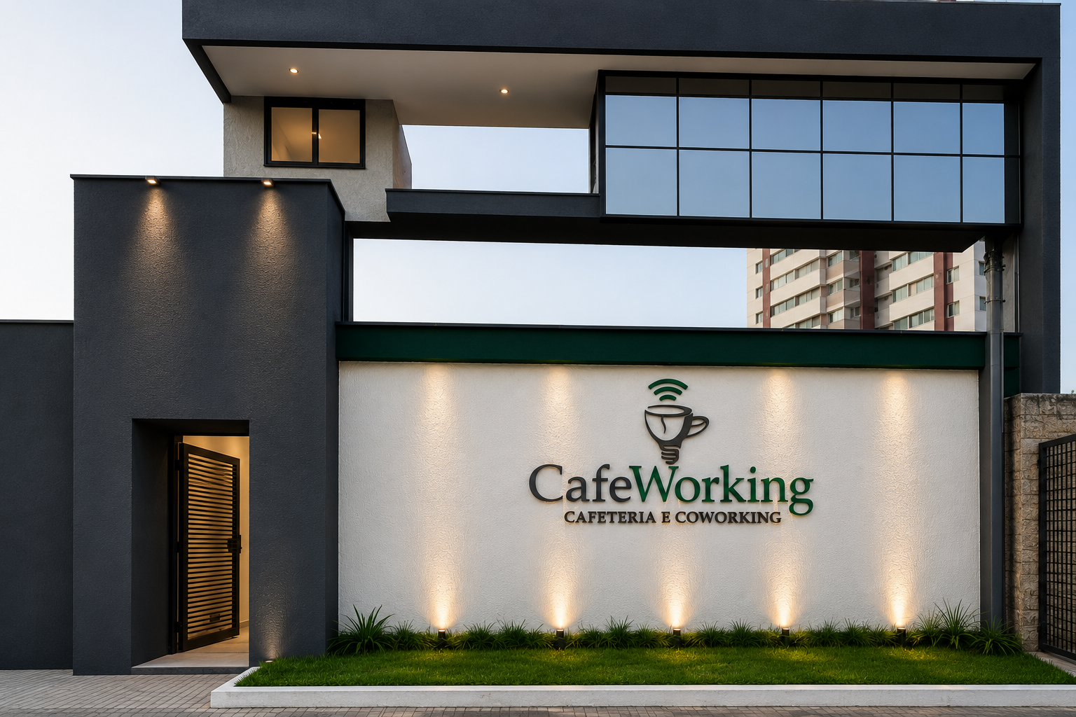 Fachada CafeWorking Luxemburgo